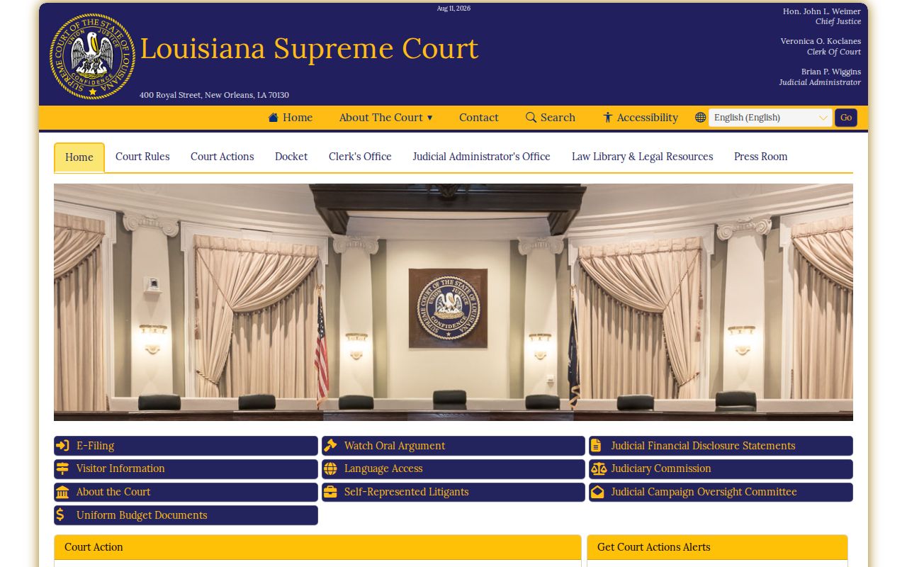 Louisiana criminal court cases judiciary gateway