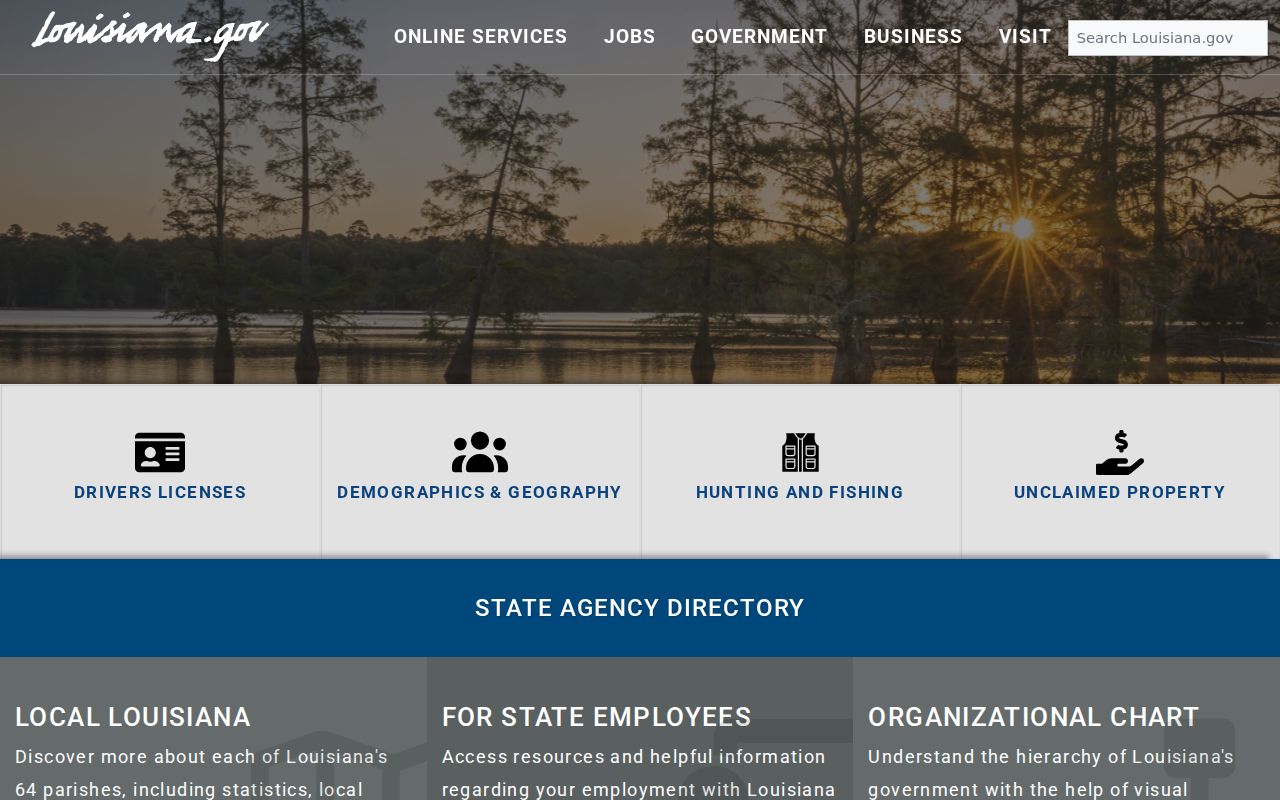 Louisiana criminal history state portal and agency directory